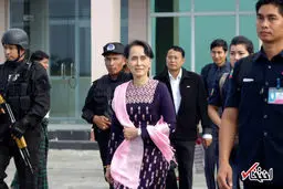 آن‎سانگ سوچی به دیدار مسلمانان روهینگیا رفت/تصاویر