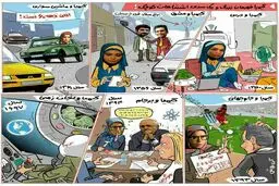کاریکاتور/ کیمیا و کروش و ظریف!