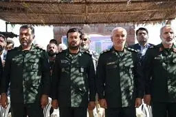 خانه‌سازی سپاه در جزیره هرمز / تصاویر