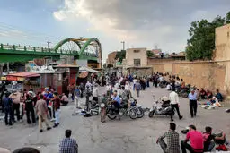 عکسی از اتفاق ناگوار در اراک