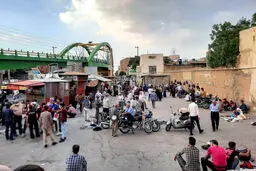 عکسی از اتفاق ناگوار در اراک