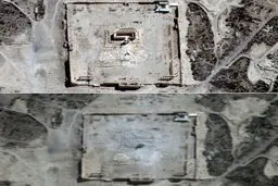 معبد پالمیرا پیش از تخریب داعش/تصاویر