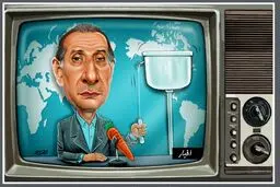 این هم هویج و سیفون در خبر تلویزیون!/کاریکاتور