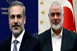 دیدار وزیر خارجه ترکیه با «اسماعیل هنیه»