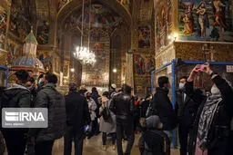 تصاویر دیدنی از  جشن کریسمس در کلیسای وانک