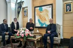 ورود وزیر کشور پاکستان به ایران + عکس