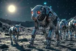 سگ‌های رباتیک چینی آماده کاوش کره ماه