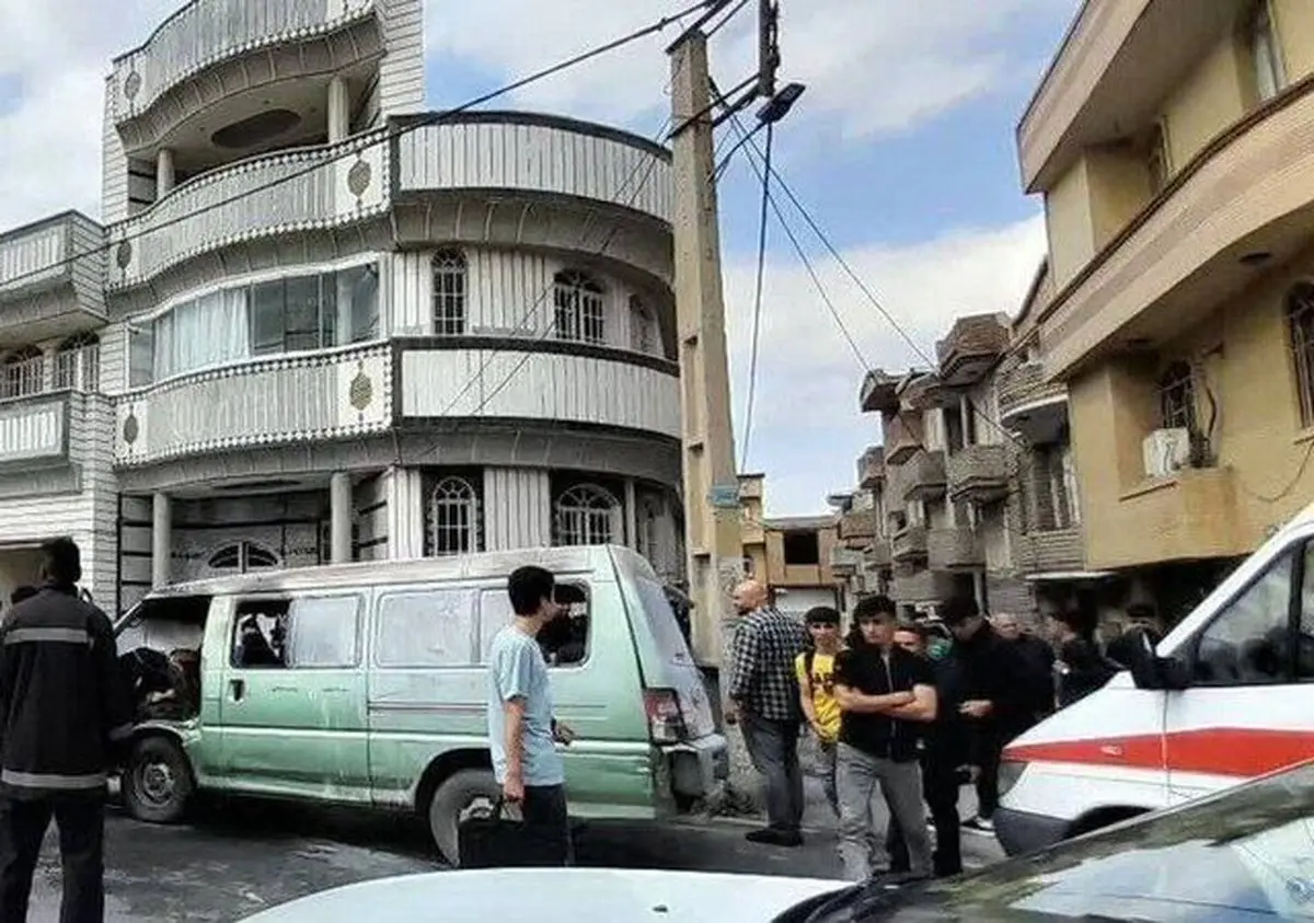 فوت یکی از دانش آموزان حادثه آتش‌سوزی سرویس مدرسه در ارومیه