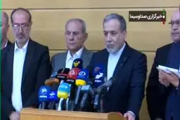 سخنان عراقچی در فرودگاه رفیق حریری بیروت