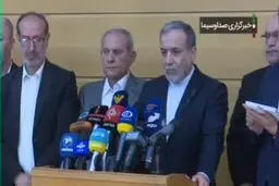 سخنان عراقچی در فرودگاه رفیق حریری بیروت