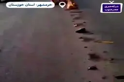 دزدی عجیب در روز روشن روی پل خرمشهر+فیلم