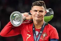 رونالدو جام قهرمانی لیگ ملت‌های اروپا را هم بالای سر برد!