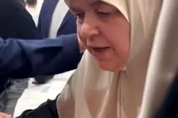  همسر شهید هنیه: صبر و اراده قوی را از تو آموختیم