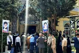 مراسم گرامیداشت شهدای خدمت در ستاد ارتش برگزار شد