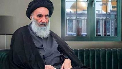 ببینید | دیدار مقتدی صدر با آیت‌الله سیستانی در نجف