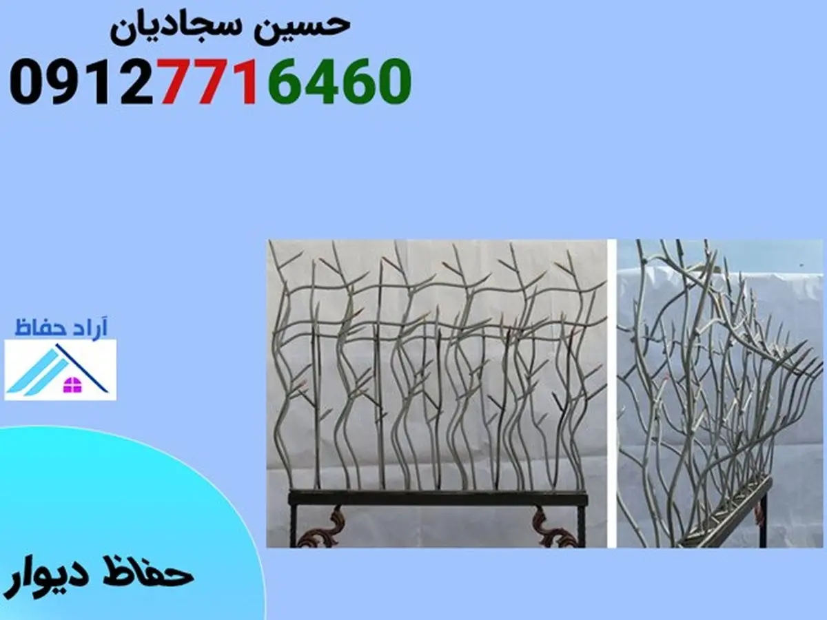 نرده حفاظ دیوار شاخ گوزنی امنیت ساختمان را تضمین می کند.