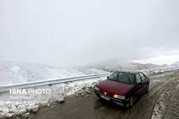 تصاویر بارش برف پائیزی