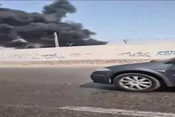 آتش‌سوزی دوباره اطراف بندر شهید رجایی