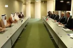 دیدار رئیس مجلس امارات با قالیباف