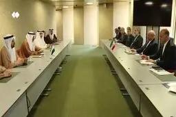 دیدار رئیس مجلس امارات با قالیباف