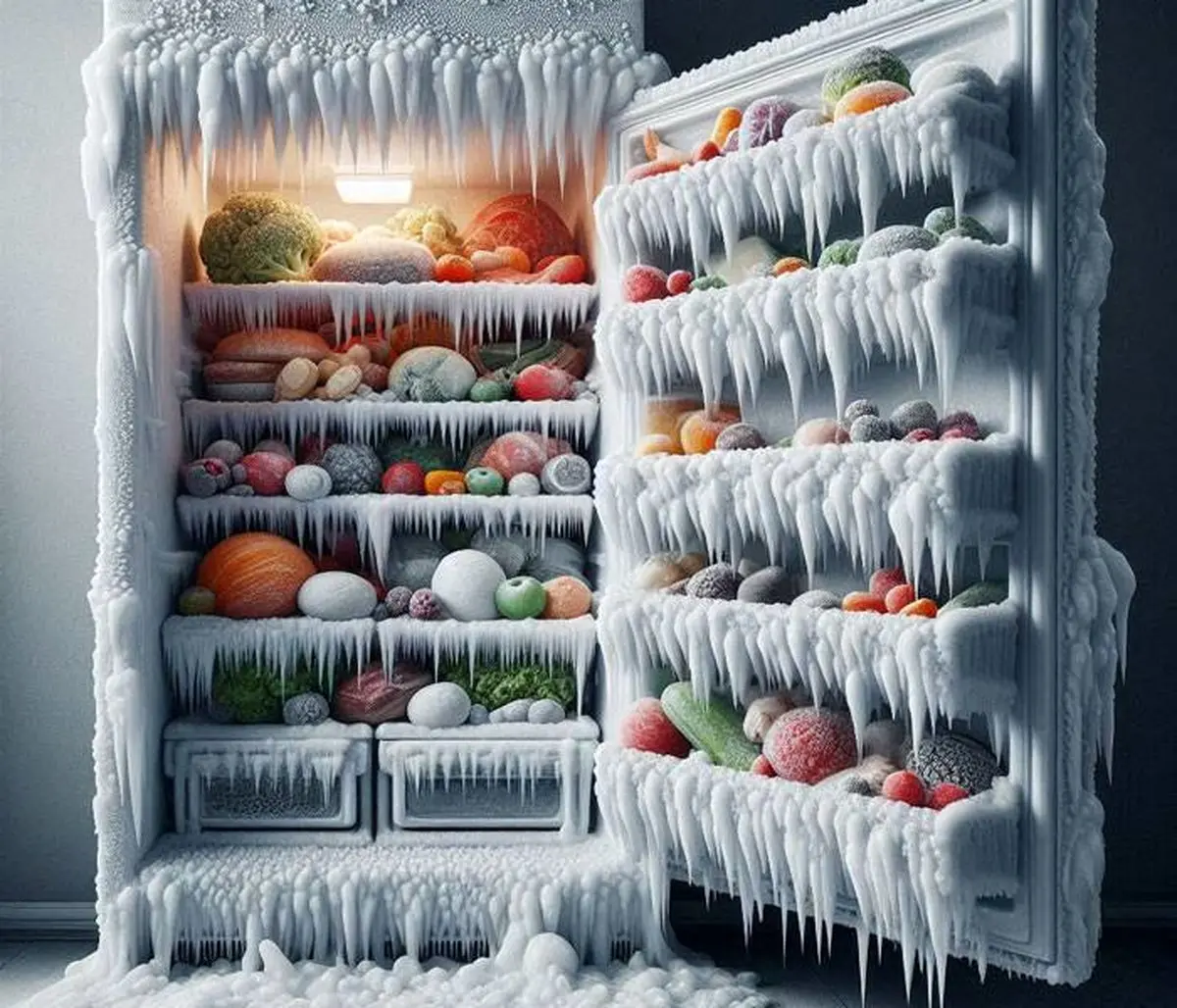 رفع یخ زدگی بیش از حد در یخچال فریزر سامسونگ "راه حل قطعی"
