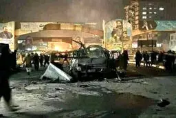 عکس خودروی انفجاری در کابل