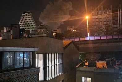 انفجارهای پیاپی در تهران