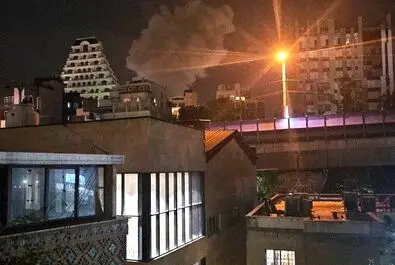 انفجارهای پیاپی در تهران