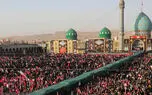 فیلم هوایی از جمعیت عظیم در نماز و تشییع پیکر قائد شهید
