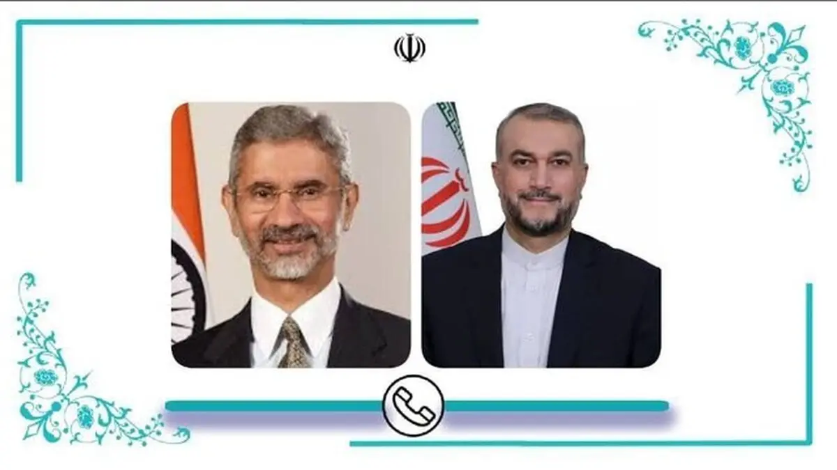 رایزنی وزیران خارجه ایران و هند درباره مسائل منطقه‌ و جهان  