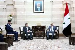 دیدار عراقچی با نخست وزیر سوریه