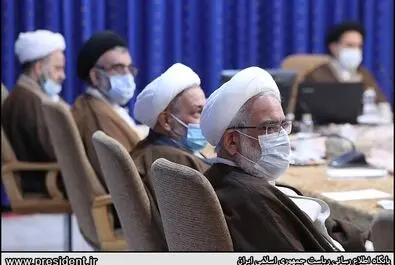 دیدار اعضای جامعه روحانیت مبارز با رییس جمهور