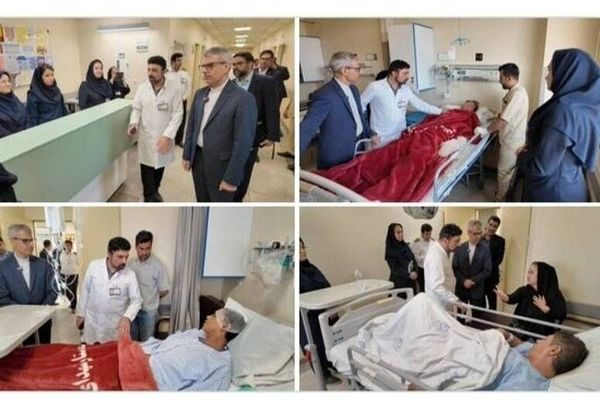 عیادت سخنگوی وزارت خارجه از مجروحان حمله اسرائیل