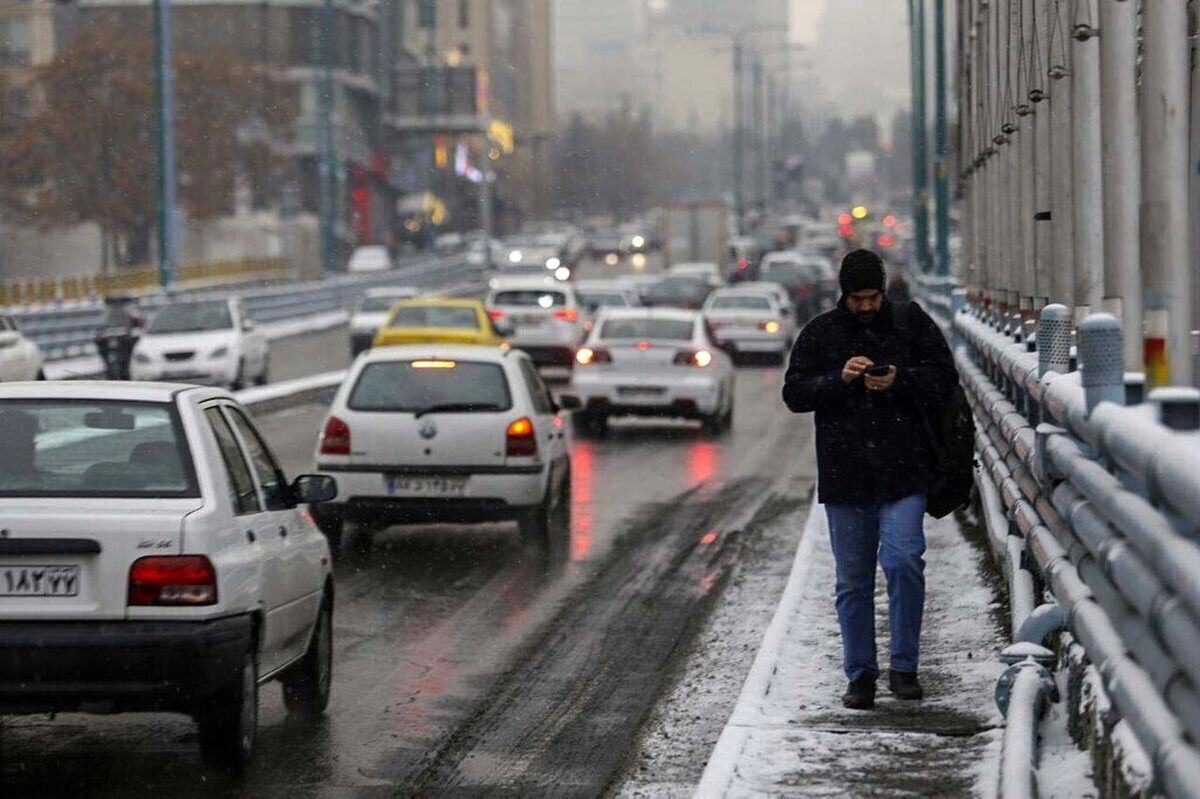 کاهش دمای هوای تهران تا منفی ۸ درجه!