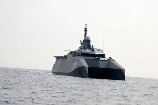 استقرار ناو رزمی کلاس کاتاماران ایران در خلیج فارس