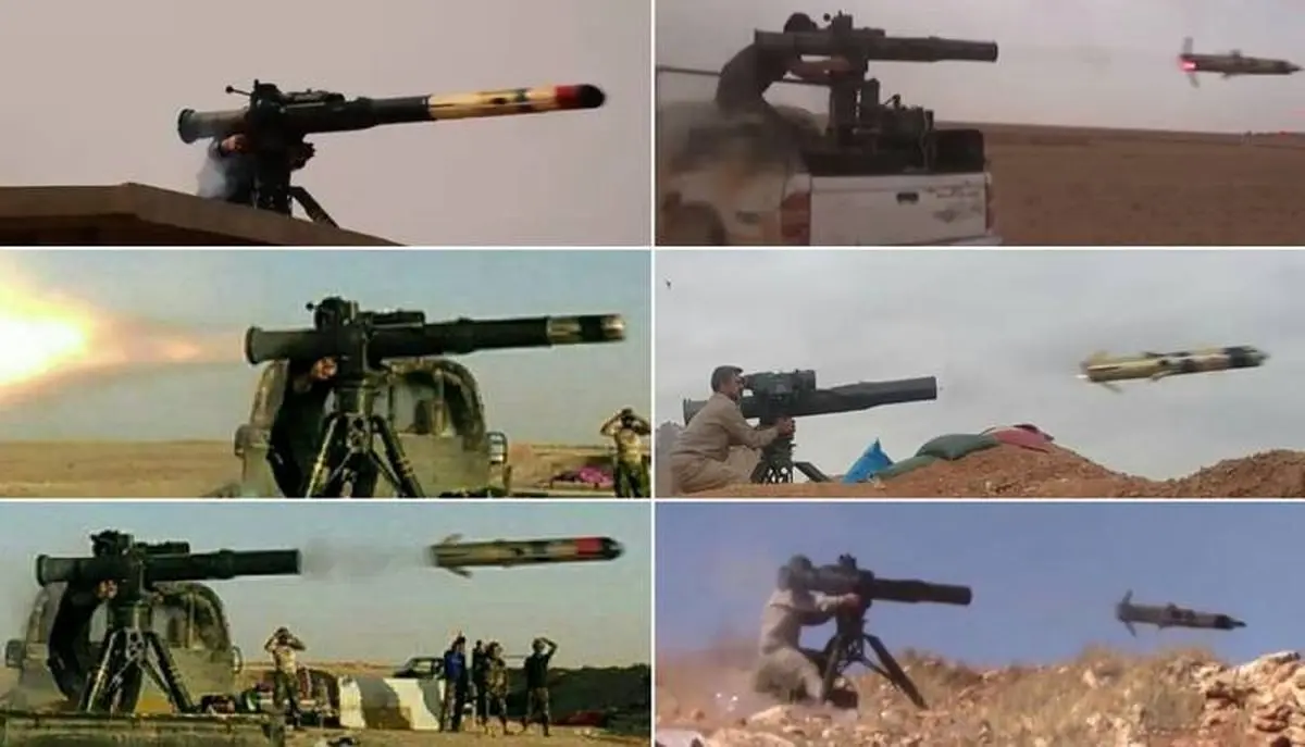 تولد پنجمین موشک ضد‌زره ایرانی از سری الماس + عکس