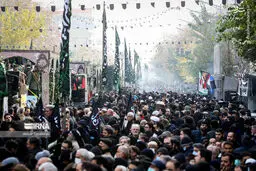 تصاویر تشییع پیکر ۲۰۰ شهید گمنام در تهران