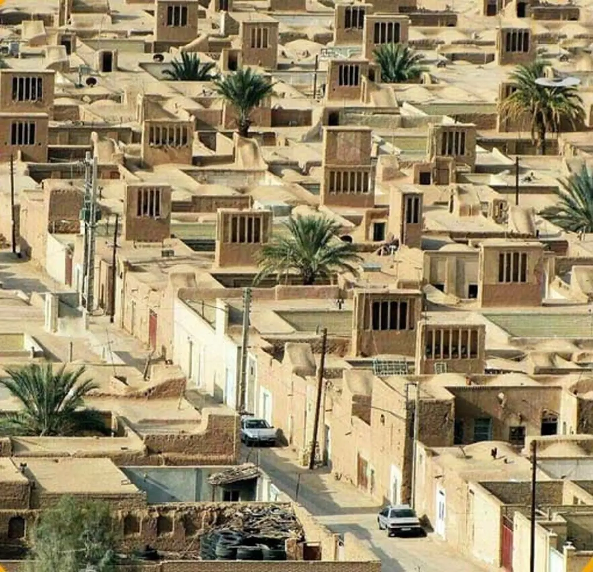 تصویری از منظم ترین روستای خشتی جهان