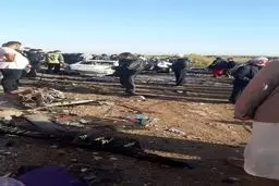 تصاویر | تصادف مرگبار و زنجیره‌ای با 8 تن جان باخته