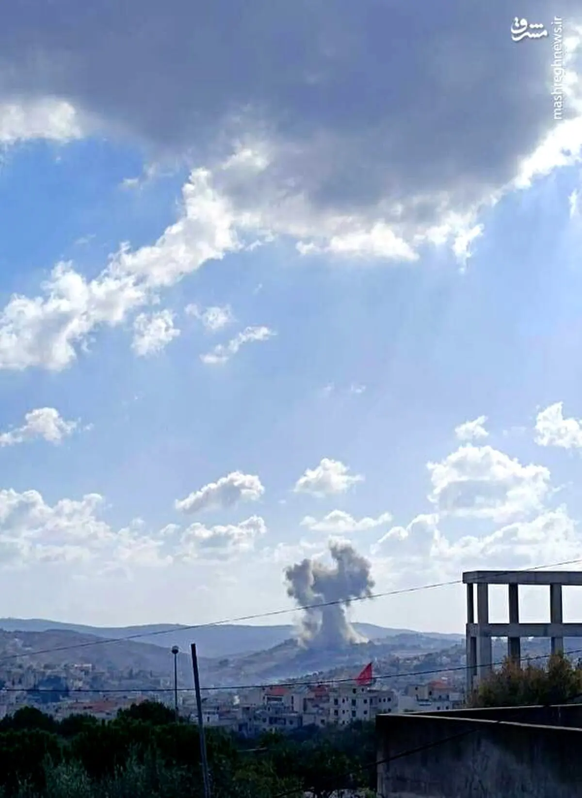 بمباران سنگین محدوده پاستور تهران