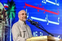 رئیس مجلس: پای اجرای برنامه هفتم محکم می‌ایستیم