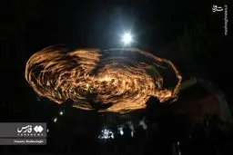 تصاویر آیین مشعل گردانی نجفی های مقیم قم