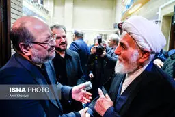 حضور شخصیت ها از خاتمی تا قالیباف در یک مراسم ختم