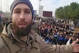 نیروهای بازداشت شده ارتش سوریه در دمشق 