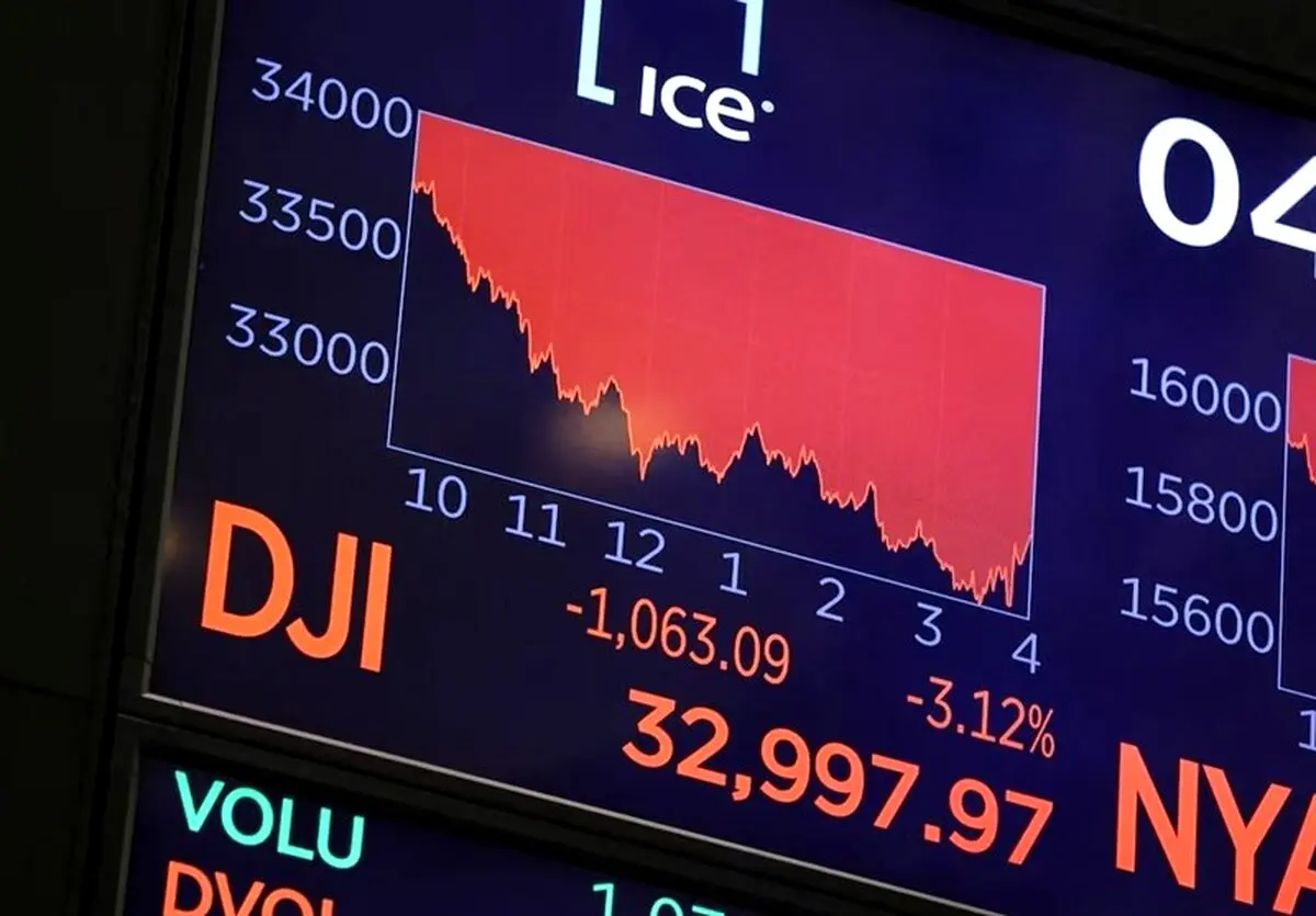 بازار سهام آمریکا بار دیگر قرمز پوش شد