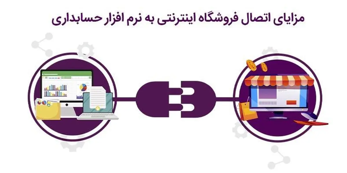 مزایای اتصال فروشگاه اینترنتی به نرم افزار حسابداری
