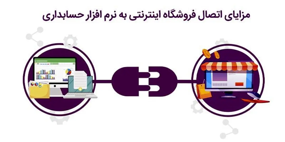 مزایای اتصال فروشگاه اینترنتی به نرم افزار حسابداری
