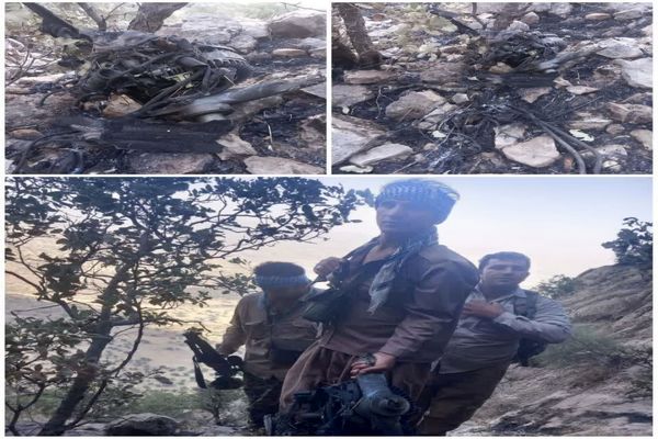 کشف لاشه پهپاد صهیونی در لرستان + عکس
