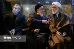 تصاویر مراسم ختم همسر شهید مطهری (1)
