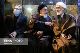 تصاویر مراسم ختم همسر شهید مطهری (1)
